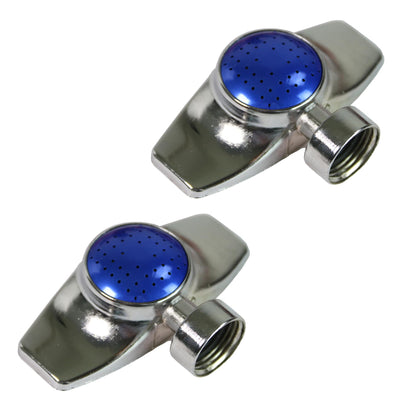Chapin 6-9488 square pattern sprinkler in yard delivers even 360° coverage.