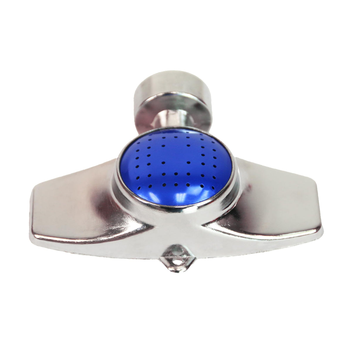 Chapin sprinkler offers stake-down stability for reliable operation.