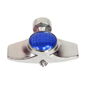Chapin sprinkler offers stake-down stability for reliable operation.