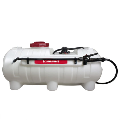 Chapin 97400E spot sprayer tank opening shows wide fill mouth for easy filling