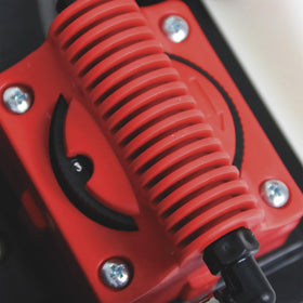 Chapin 97561 pump connected to ATV/UTV battery for cordless spraying