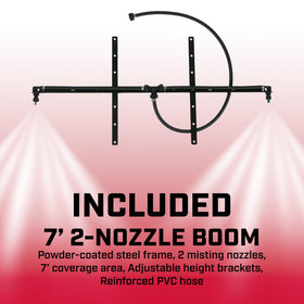 Chapin 98444 one-hundred-eighty-inch reinforced hose offers flexible spray routing.