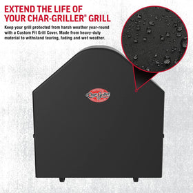 Char-Griller AKORN cover dimensions 22x45x45; custom fit for optimal protection.