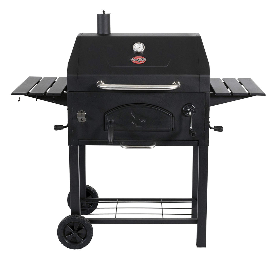 Char-Griller Traditional Charcoal Grill front view for sturdy outdoor cooking