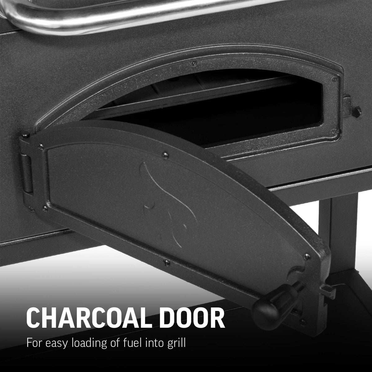 Porcelain-coated cast iron grates of Char-Griller Traditional
