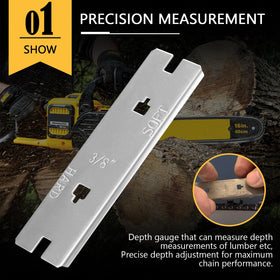 CHAR YONG depth gauge with flat-file fit enables precise scraping.