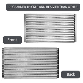 Charbrofire emitter plates are easy to clean and maintain