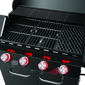 Charbrofire Dynaglo grate with reversible surface for versatile grilling