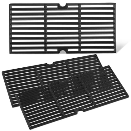 Charbrofire Dynaglo replacement grates closeup showing durable matte enamel and solid rod design