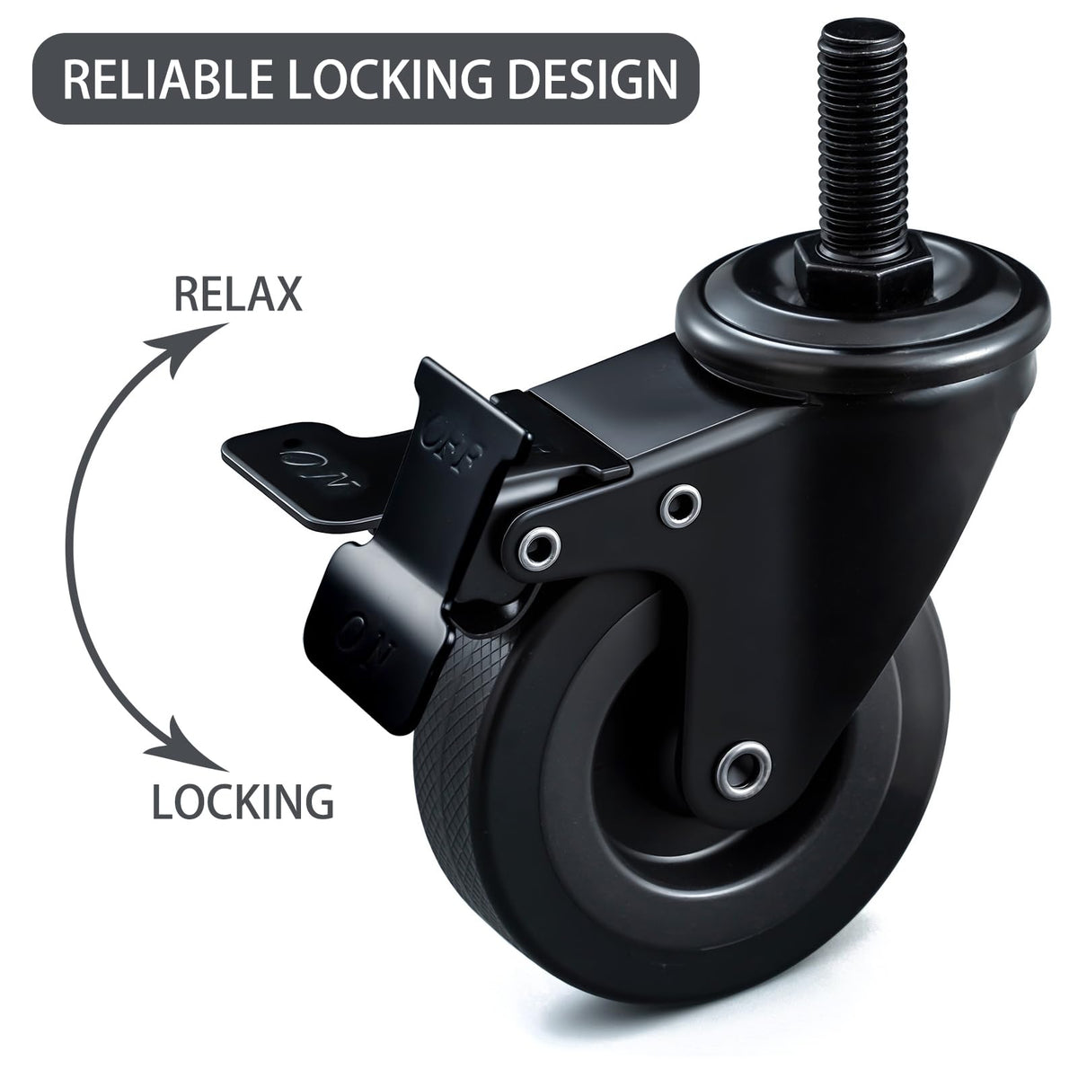 Charbrofire easy assembly with foot-activated brake for quick safety