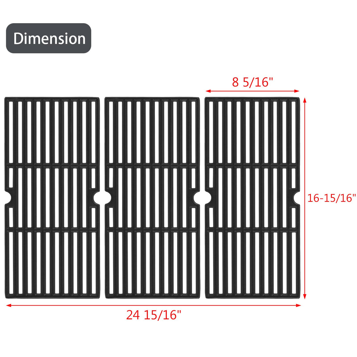 Charbrofire grates deliver high heat retention for even searing and consistent cooking