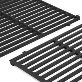 Dimensions indicating 19.5 x 12.9 inches per grate for Charbrofire Genesis 300 grates.