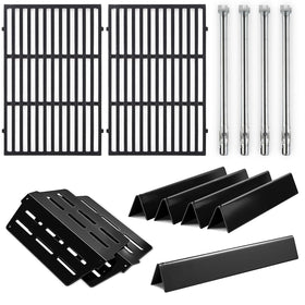 Charbrofire Genesis E-330 matte enamel grates for durable, even heating