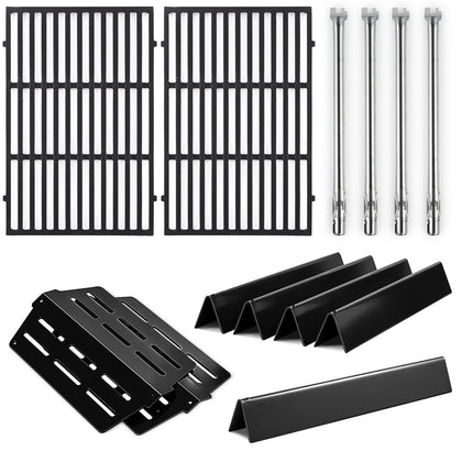 Charbrofire Genesis E-330 matte enamel grates for durable, even heating