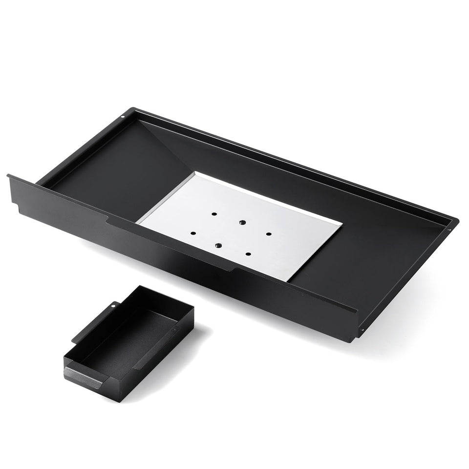 Charbrofire grease tray G470-0800-W1 for efficient grease collection on Char-Broil grills.