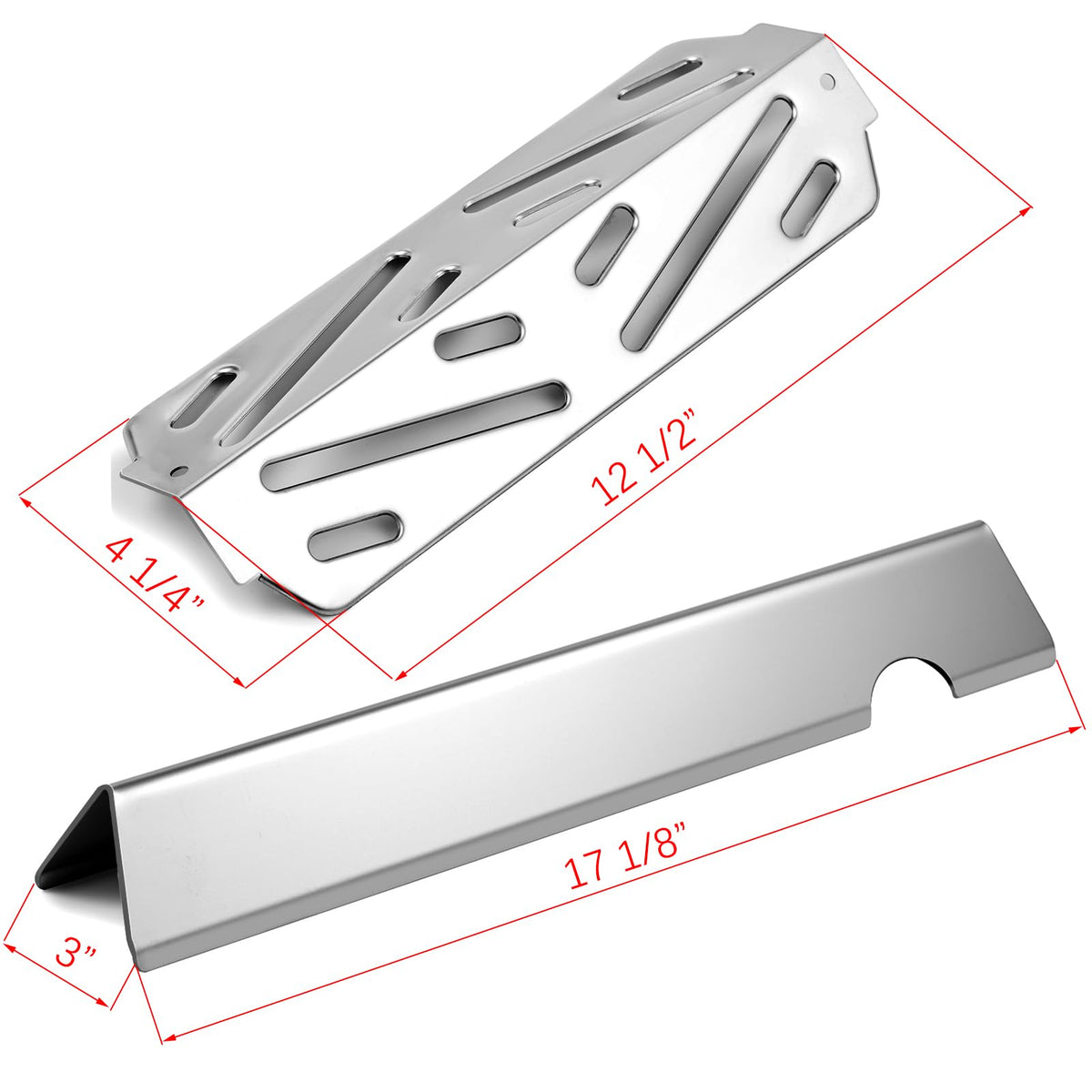 Charbrofire heat deflectors matched for Genesis II grills