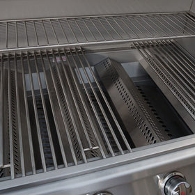 Charbrofire stainless steel heat shields protect burners while maintaining steady flame