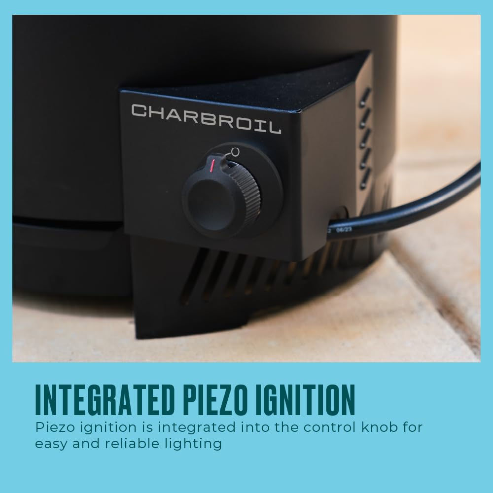 Charbroil Big Easy oil-less safety reduces outdoor mess.