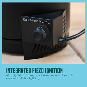 Charbroil Big Easy oil-less safety reduces outdoor mess.