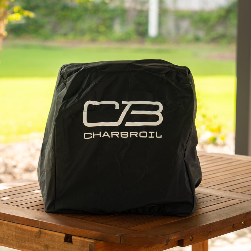Charbroil Bistro Pro Tabletop Grill Cover shields from weather, keeping grill dry and ready