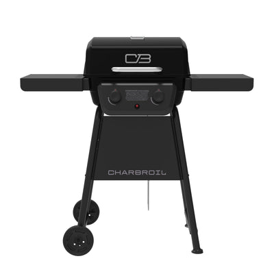 Charbroil Classic 2-Burner grill exterior promotes compact design for small patios