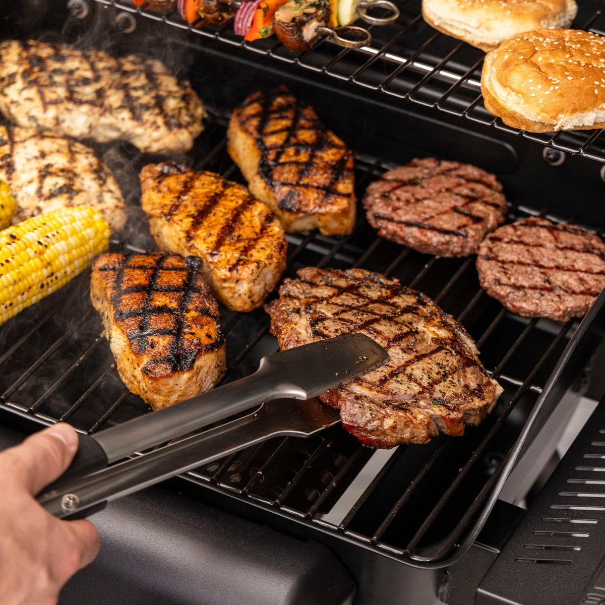 Charbroil Classic 2-Burner piezo ignition offers fast, reliable startups