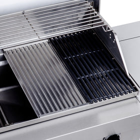 Charbroil Commercial Series emitter plates ensure consistent heat.