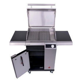 Char-Broil Edge control panel close-up highlighting precise digital temperature control.
