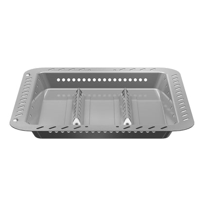 Charbroil Gas2Coal Pro 3-Burner Charcoal Tray installation boosts smoky flavor