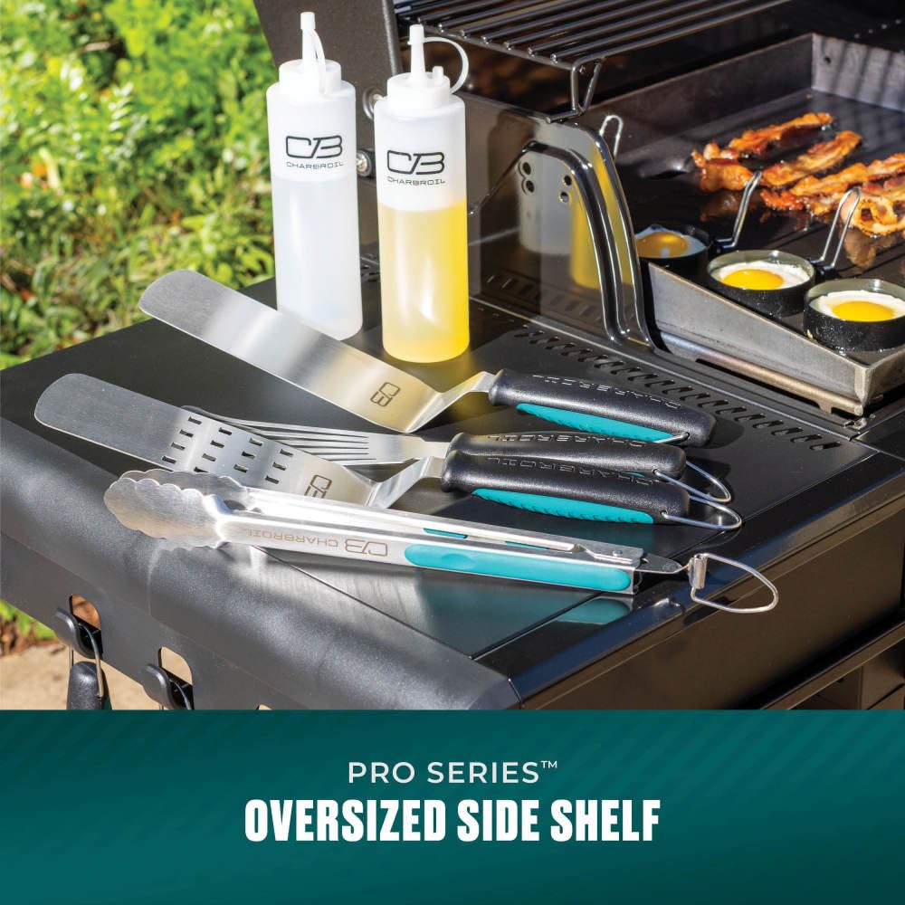 Charcoal tray accessory ready to add Gas2Coal flavor.