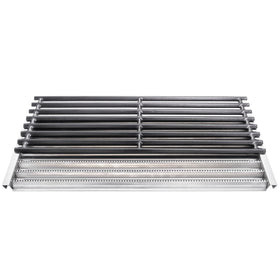 Charbroil Professional porcelain-coated cast-iron grates for durable searing.