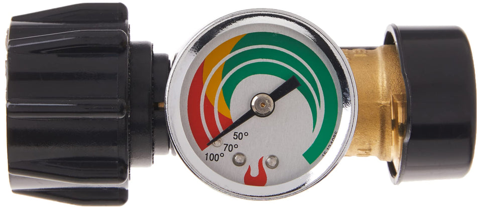 Char-Broil universal gauge display with a clear readout for easy propane level monitoring