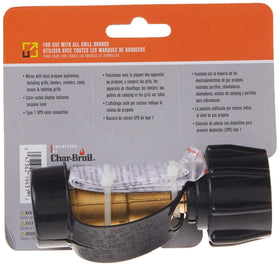 Char-Broil gauge designed to fit most propane tanks for versatility