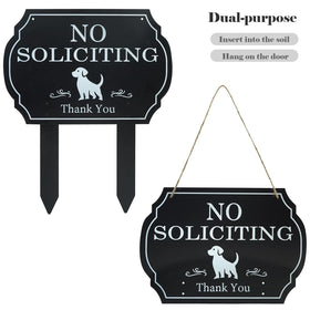 CHARFINE sign kit shows rope mounting option for easy setup