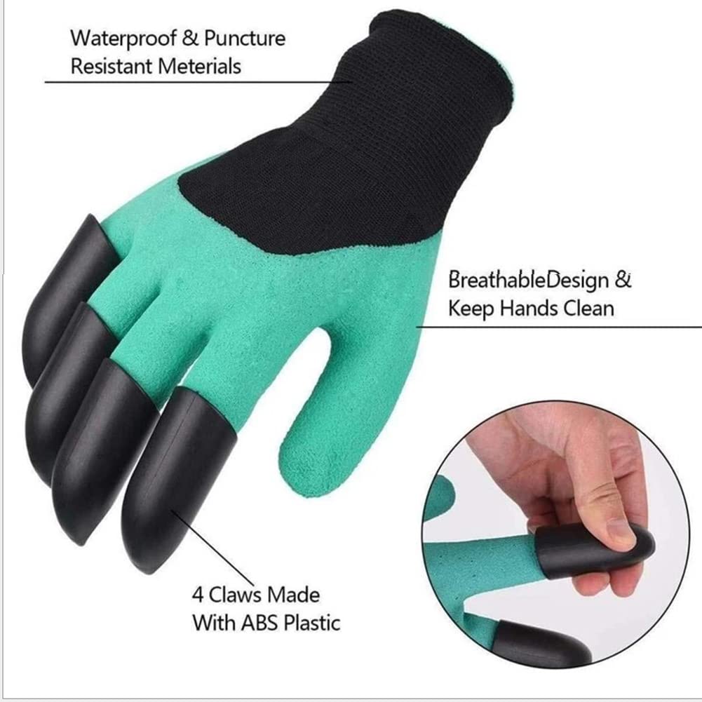Chargenyang gloves provide secure grip for raking leaves and moving small rocks.