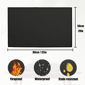 Charmline Fireproof Grill Mat keeps decks and patios protected during grilling.