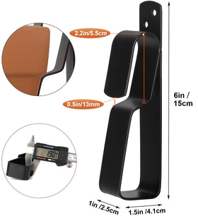 ChasBete iron plant hanger 4-pack with hardware for quick outdoor mounting