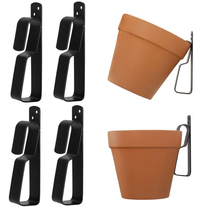 ChasBete terra-cotta pot hanger on wall for space-saving indoor greenery