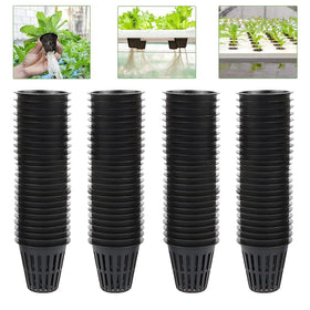 CHTASO 100pcs 2inch net pots for hydroponics promote strong root growth.