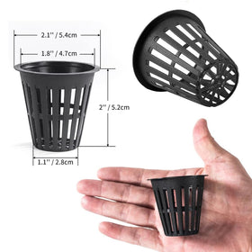 CHTASO DIY hydroponics starter kit in net pots for herbs and vegetables.