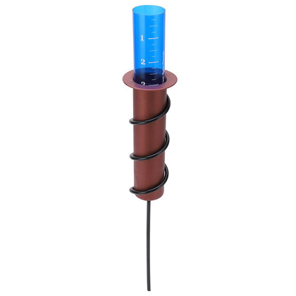 Chazcool rain gauge floating tube readout shows rainfall at a glance for lawns.