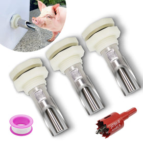 CHCTD pig nipple waterer barrel kit provides efficient hydration for pigs