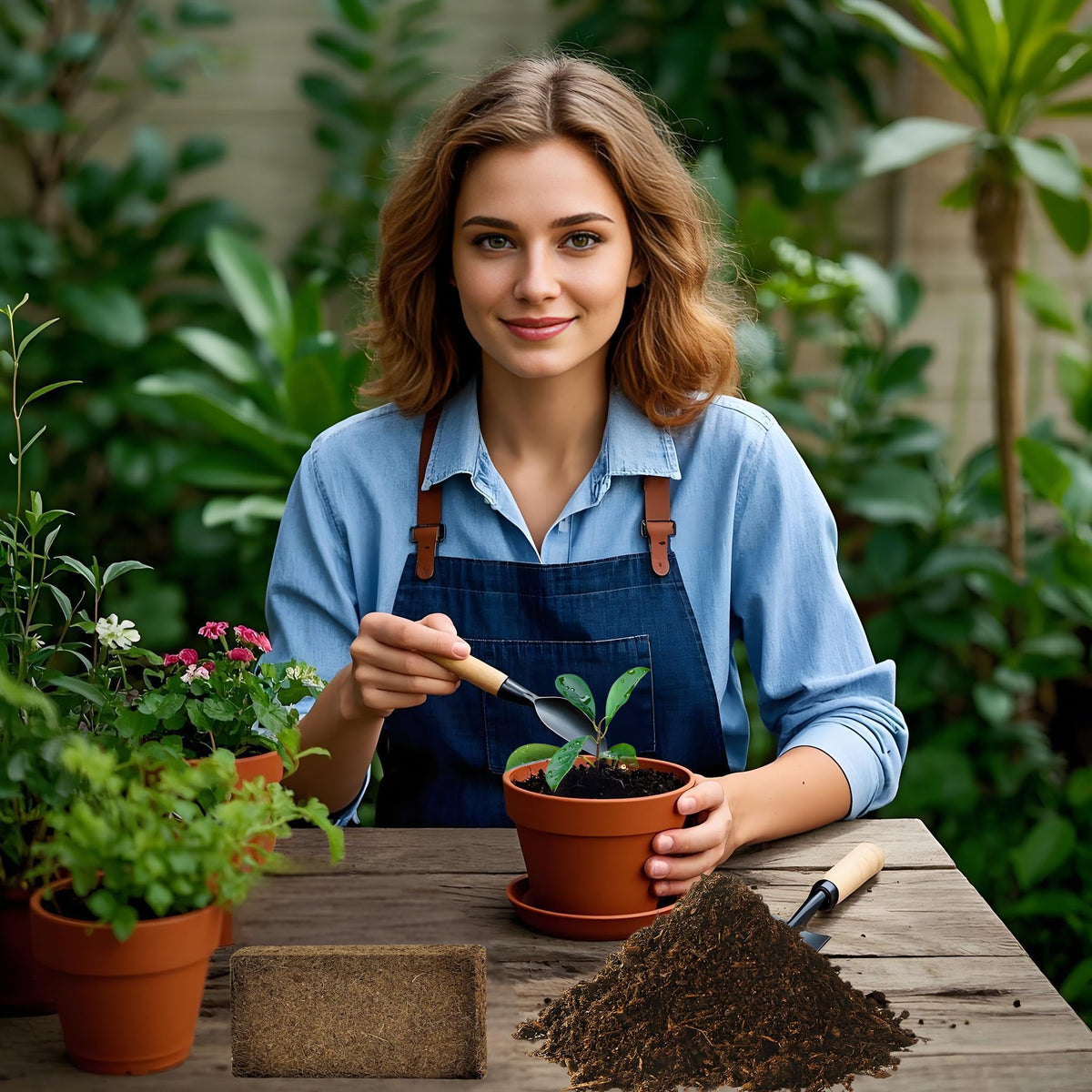 Cheardia 12-pack bricks used for vegetables and herbs in containers.
