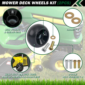 CheeMuii AM125172 bushings and grease zerks included for maintenance