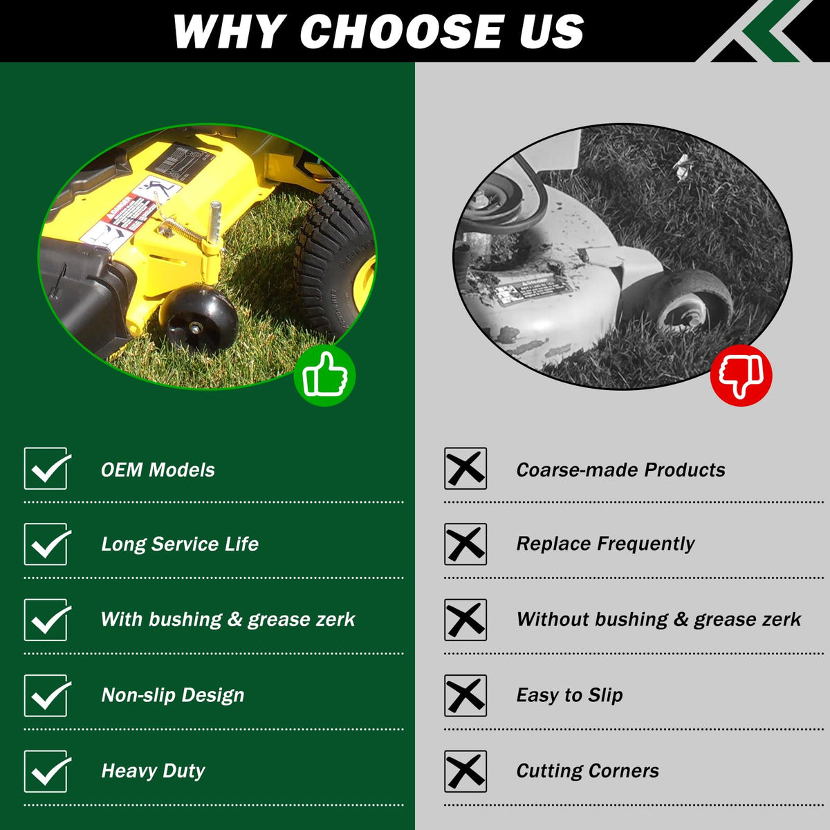CheeMuii steel bolts and gaskets resist rust for outdoor durability
