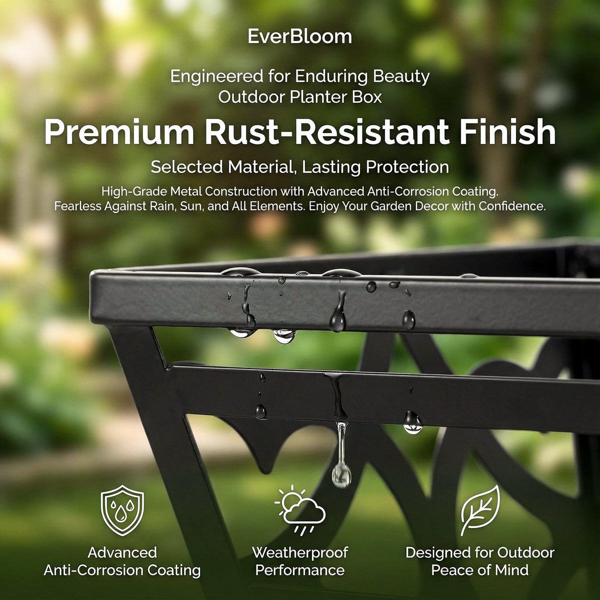 Cheehigo fence-post planter brings compact greenery to fences and gates.