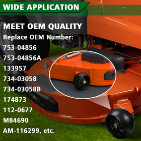 CheeMuii 42-inch deck fit for broad mower brands.