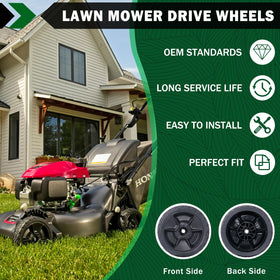 Replacement wheel set for 44710-VR8-N00ZA on Honda HRN216