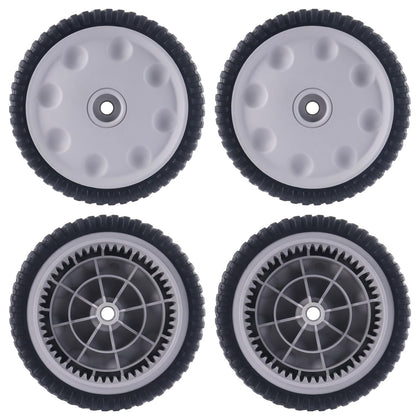 CheeMuii 8in lawn mower wheel package with durable plastic construction for long life