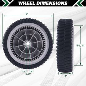 CheeMuii easy-install wheel replacement demonstrates quick fit into drive mechanism